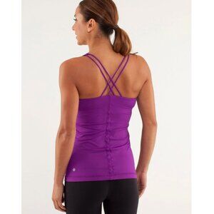 Lululemon Free to Be Tank Tender Violet Size 6 Yoga Activewear Workout Train